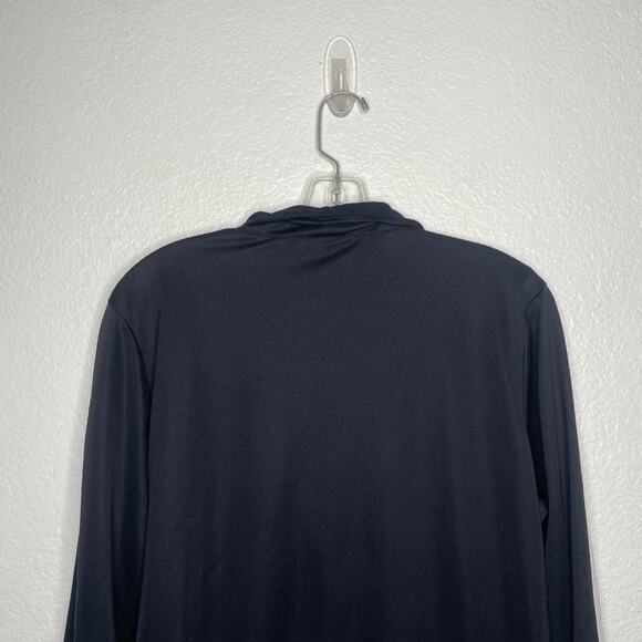 Adidas Mens Jacket Size M Black Full Zip Long Sleeve Unlined Track Jacket - Picture 14 of 14